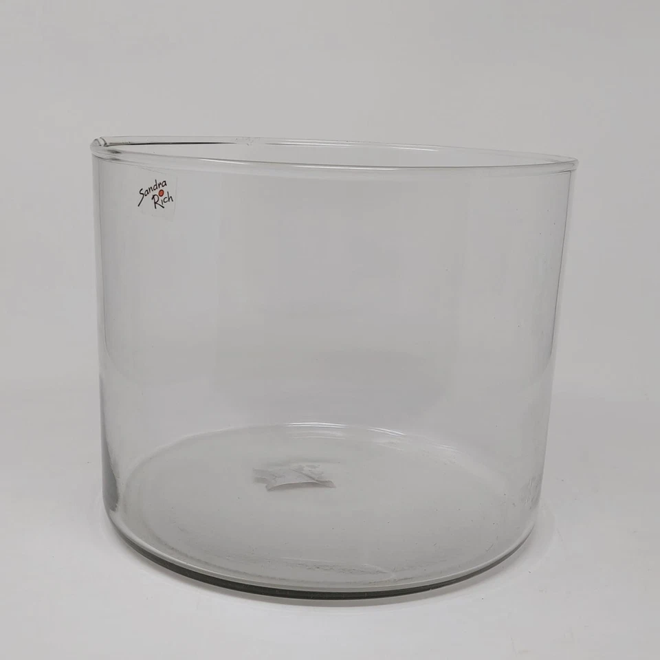 Glasvase, Dekoglas, Tischvase CYLI H. 20cm D. 25cm zylindrisch rund Sandra Rich - Bild 3 von 4