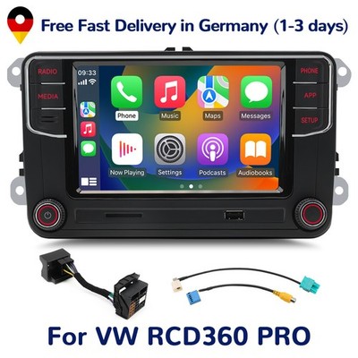 Autoradio RCD360 RCD330 187B AndroidAuto Carplay MirrorLink Für VW GOLF CADDY CC