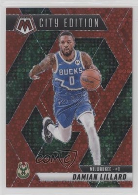 2024 Panini Mosaic City Edition Fast Break Red Prizm 42/99 Damian Lillard 04br