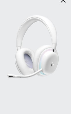 Logitech G G735 White Over-Ear Headband Headphones, Double Earpieces