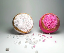 Modern Expressions 4x Vanilla Lavender  Eucalyptus Breeze Crystal Bath Fizzer