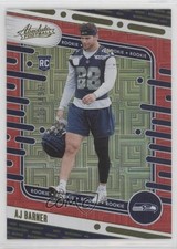 2024 Panini Absolute Rookies Red Squares 26/499 AJ Barner #184 0q3