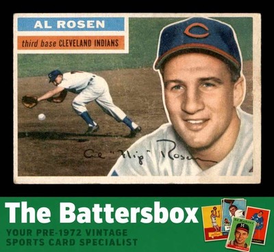 1956 Topps White Back #35 Al Rosen   G/VG X3813429