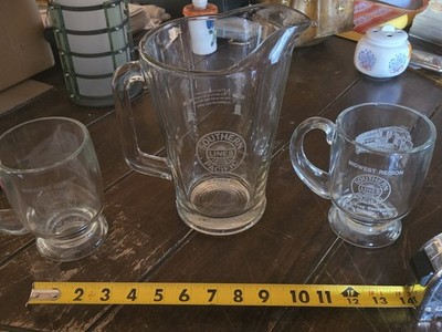  Vintage 1993 Southern Pacific Railroad ''Injury Free'' Safety Award Glassware Set