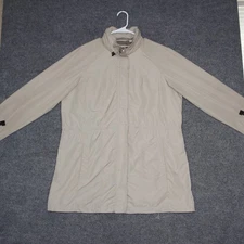 ORVIS Mens Beige Hooded Packable Lightweight Jacket Size XL Fishing Outdoors