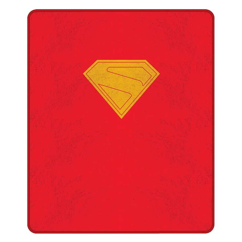 Capa Superman Movie 2025 Superman a todo color logotipo manta suave totalmente nueva Foto 2 de 2
