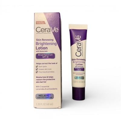 CeraVe  Skin Renewing Brightening Lotion w/ SPF 30 Sunscreen 1.35 fl oz (40 mL)