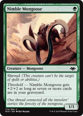 Nimble Mongoose Modern Horizons Near Mint, English