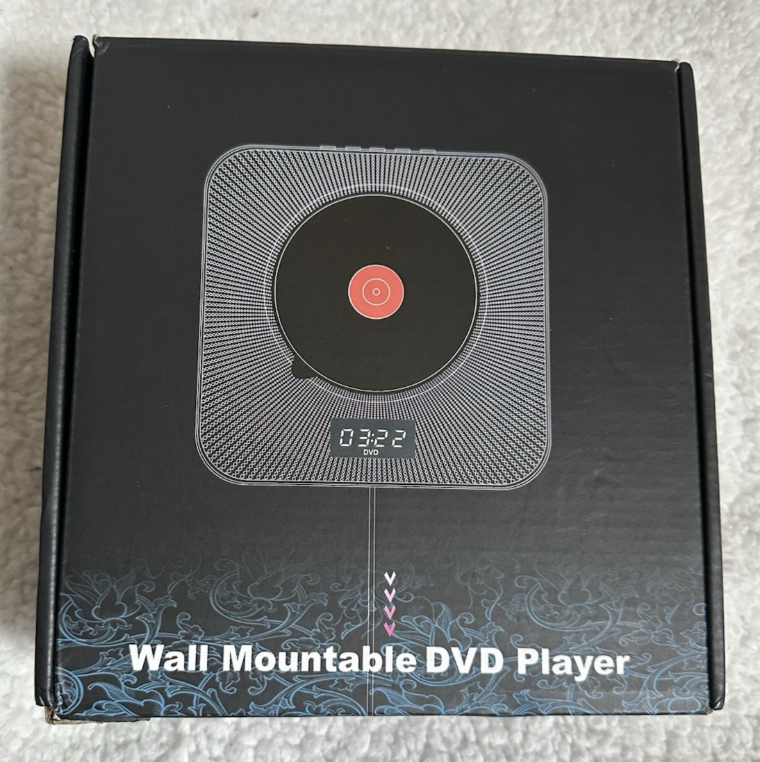 Wall Mountable Dvd Player With Remote Control New Open Box