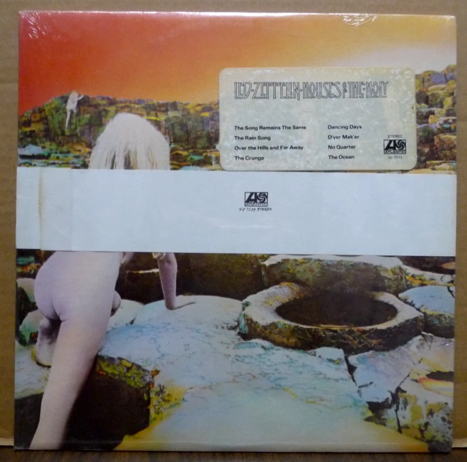 LED ZEPPELIN House of The Holy SEALED USA Press LP with 2 Hype Stickers SD-7255 - Image 3 of 4