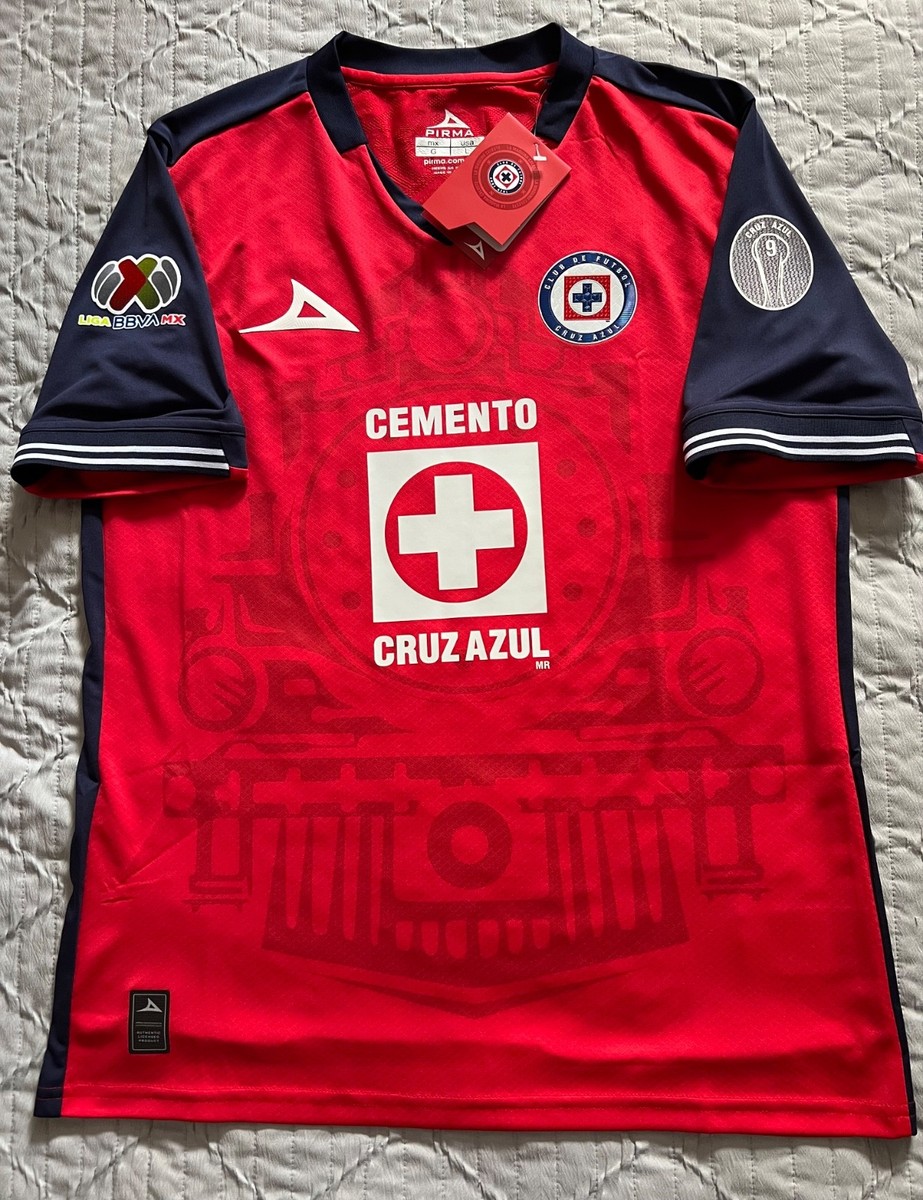 PIRMA CRUZ AZUL JERSEY ALTERNATIVO 24/25 ROJO NAME SEPULVEDA (9) DIA DE  MUERTOS