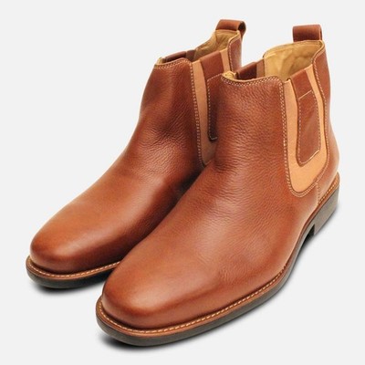 Anatomic Shoes Comfort Chelsea Natal Boots in Hellbraun