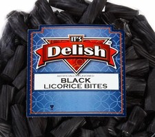 Black Licorice Bits by Its Delish, 10 lbs Bulk