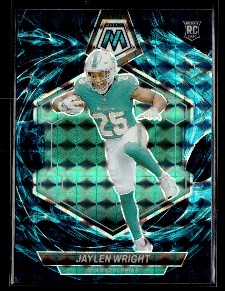 2024 Panini Mosaic #383 Jaylen Wright Rookie Mosaic Genesis