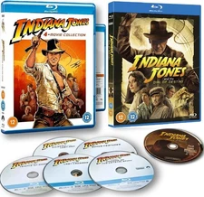 INDIANA JONES 5 Movie Collection Blu-Ray Bundle BRAND NEW (USA Compatible)