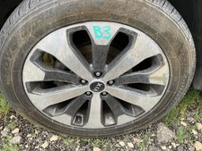 Wheel 20x7-1/2 Alloy 10 Spoke Machined Face Fits 20-22 TELLURIDE 1452355