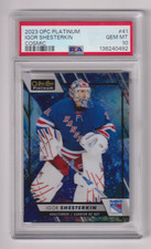 2023-24 O-Pee-Chee Platinum Igor Shesterkin Cosmic 30/65 PSA 10 Gem Mint