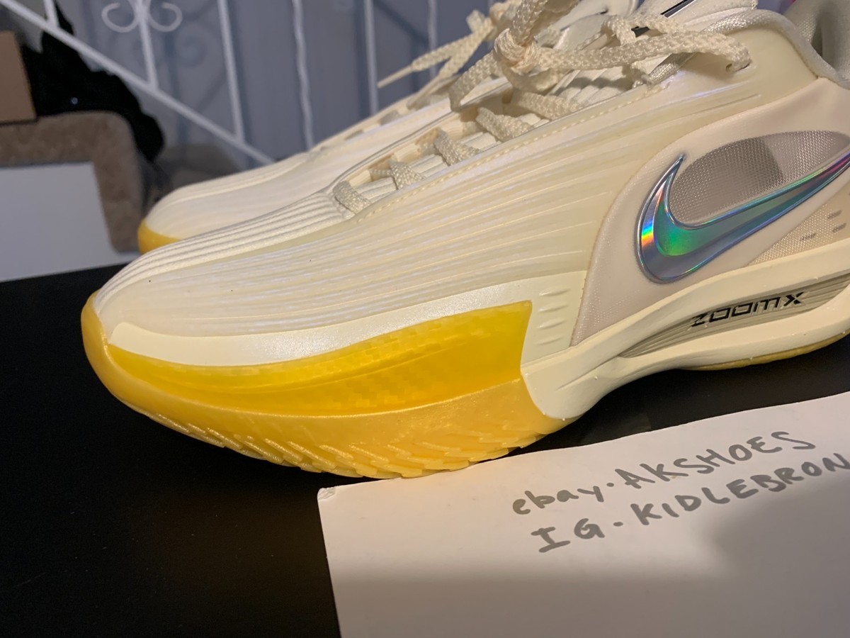 Nike G.T. Cut 3 Turbo JuJu Watkins Mens Size 12 Basketball Shoes Ivory Yellow Basketball Shoes Nike G.T. Cut 3 Turbo Coconut Milk-Chrome  main image 2