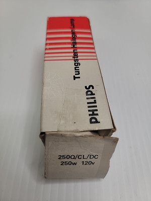  Philips Tungsten Halogen Lamp (250Q/CL/DC 250 V