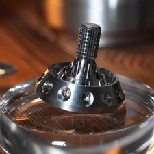 Stainless Steel Hand Twisting Spinning Top Gyro Gyroscope Collection
