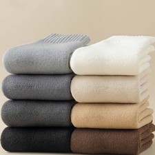 Men Wool Crew Heavy Thick Warm Thermal Boot Sport Work Duty Socks Winter 5 Pairs