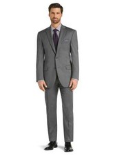 Jos. A. Bank Men's Suit Jacket Size 43 Regular NWT Gray 43R Wool 2 Button Blazer
