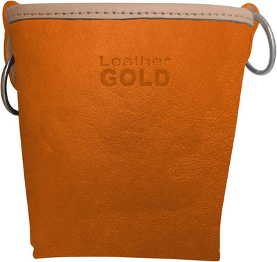 3875-ORN Bolt Bag with 2 Spud Wrench Holders, Wide Mouth | Ironworker Bolt Bag |