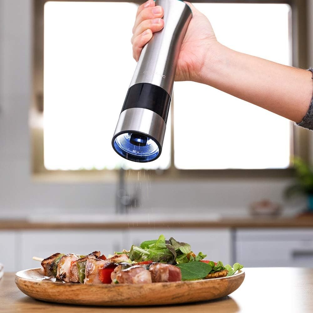 Cecotec InstantMill Press - Macinino Elettrico Sale e Pepe LED