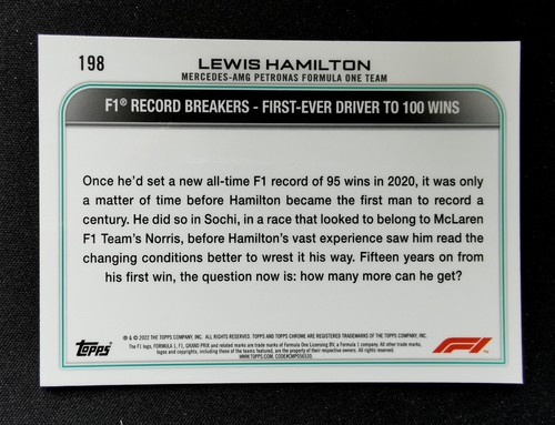 2022 Topps Chrome Sapphire Formula 1 F1 #1-200 Complete Your Base Set - Picture 149 of 149