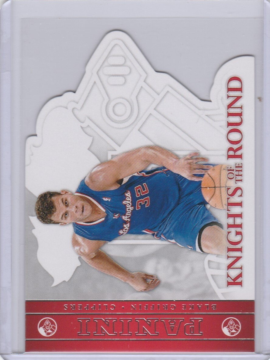 BLAKE GRIFFIN 2012-13 PANINI KNIGHTS OF THE ROUND #13 DIE CUT SSP CASE HIT