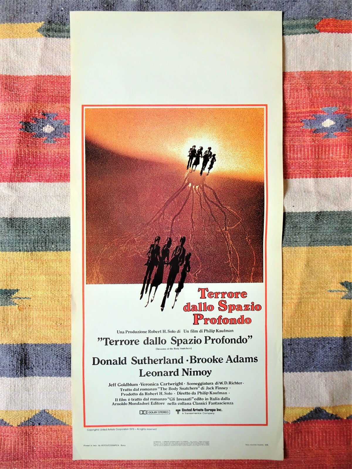 Locandina originale film Terrore dallo spazio profondo (1978) - Regia di Philip Kaufman