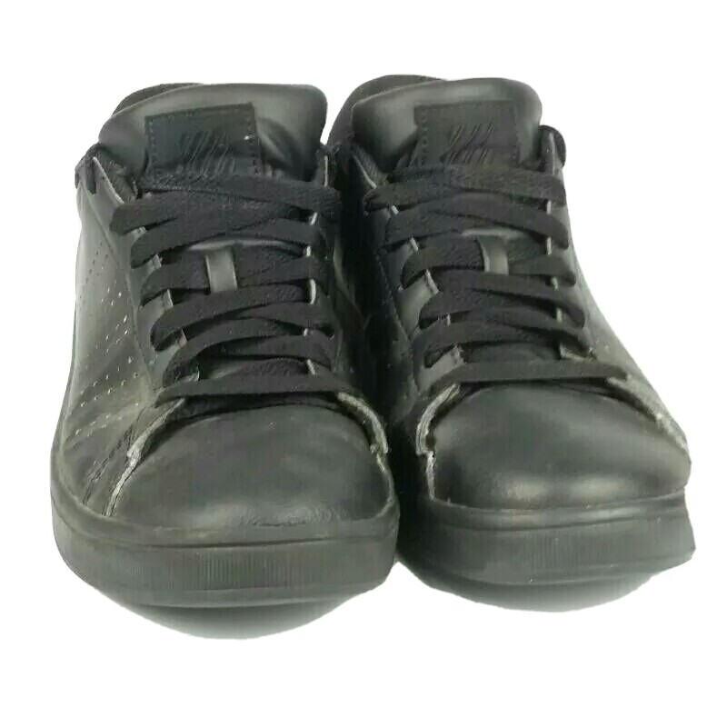 K-Swiss Mens Casper Court Sneakers Black 05586-010 Leather Lace Up