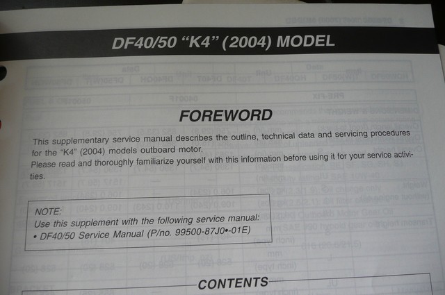 Suzuki df50 service manual