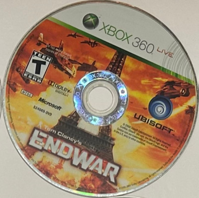 Tom Clancy's End War Microsoft Xbox 360 - Disc Only