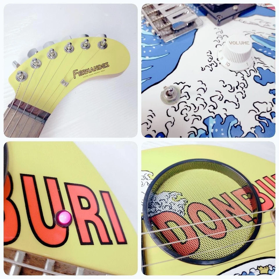 FERNANDES ZO-3 Lishui DONBURI Amplificador Embutido Vintage Raro Guitarra Nômade Japão - Imagem 3 de 4