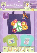 June Tailor MARKER & CRAYON Transfer Sheets 3 Sheets 8.5" X 11"