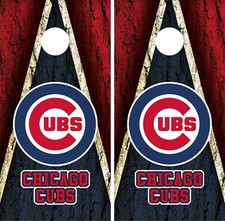 Chicago Cubs Cornhole Board Vinyl Wrap - Decal Sticker VZ480