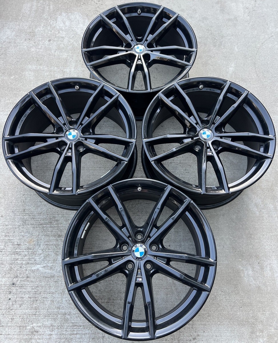 Set of Four Used OEM BMW M340I 791M Black Wheels Rims 340i 340