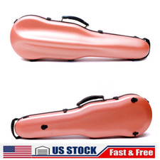 Violin Case 4/4 Carbon Fiber Strong Light Violin Case with Straps Box Advance