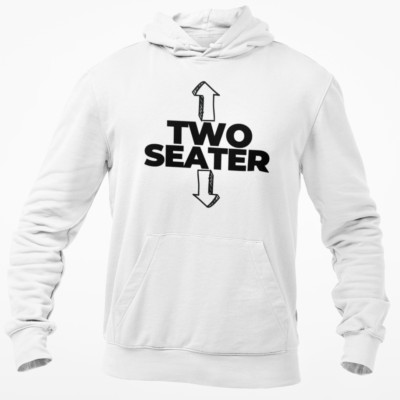 Zweisitzer Hoodie lustig Damen unhöflich sarkastisch Neuheit Kapuzenpullover Weihnachten