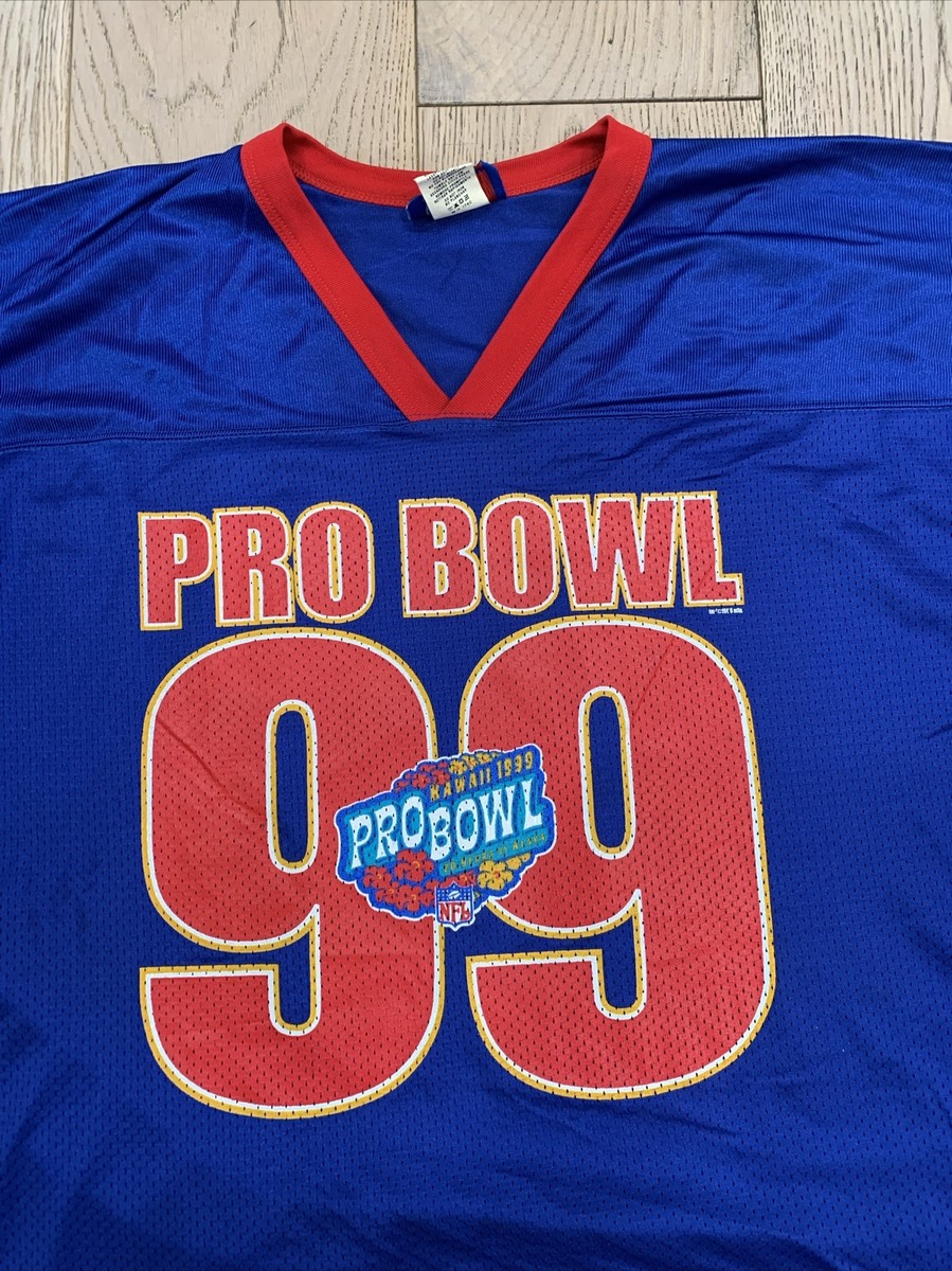 【NFL】 2004 Hawaii Pro Bowl ユニフォーム A-3499 2004 PRO BOWL TERRELL OWENS #81 49ers BLUE REEBOK JERSEY SZ