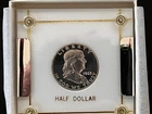 1963 GEM PROOF FRANKLIN HALF DOLLAR      90% SILVER    CAMEO