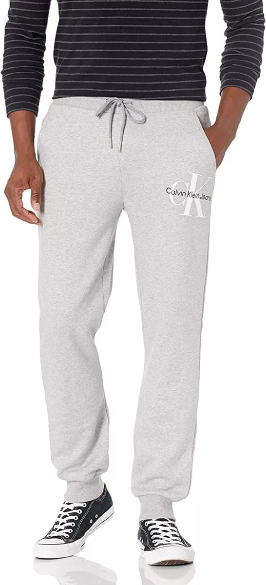 Calvin Klein Jeans Men's Monogram Logo Jogger Sweatpants, XL | eBay