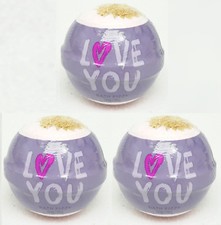 3 Bath Body Works LOVE YOU Bath Fizzy Bath Bomb