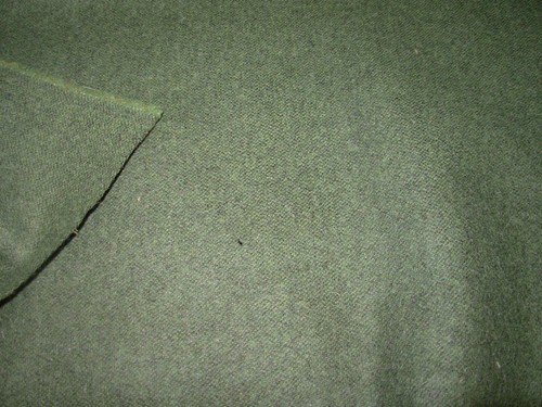 5 YDS P KAUFMANN WOOL DARK ARMY GREEN UPHOLSTERY FABRIC FOR LESS