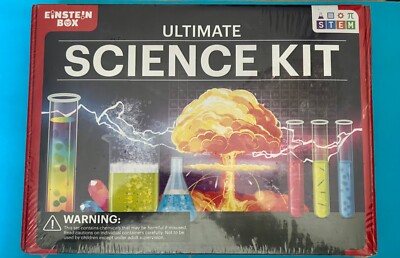 2023 EINSTEIN BOX, ULTIMATE SCIENCE KIT, 120 EXPERIMENTS Ages 8+ (NEW & SEALED)