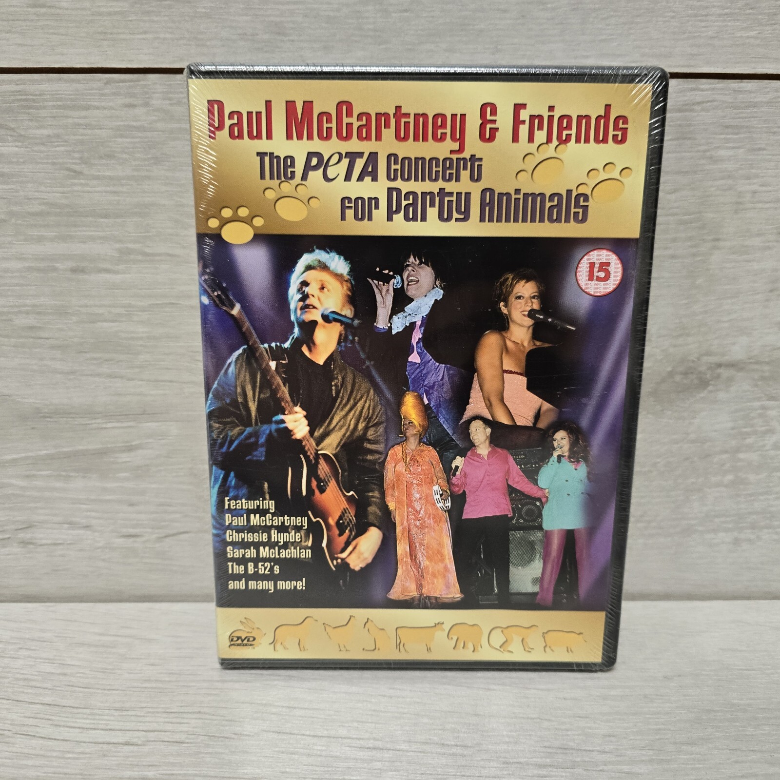 Paul Mccartney And Friends DVD The Peta Concert for Party Animals DVD Scarce New