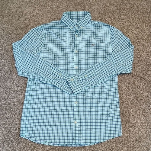 Vineyard Vines Performance Casual Button Down Shirt Boys Size XL