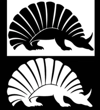 Armadillo 2 Graphic Vinyl Decal Car Truck Tumbler Laptop Tablet Notebook Window