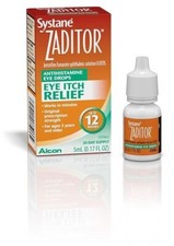 SM Zaditor Antihistamine Eye Drops 5 mL Eye Itch Relief 3 Pack 